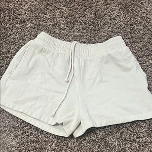 Aeropostale Women's White Athletic Shorts